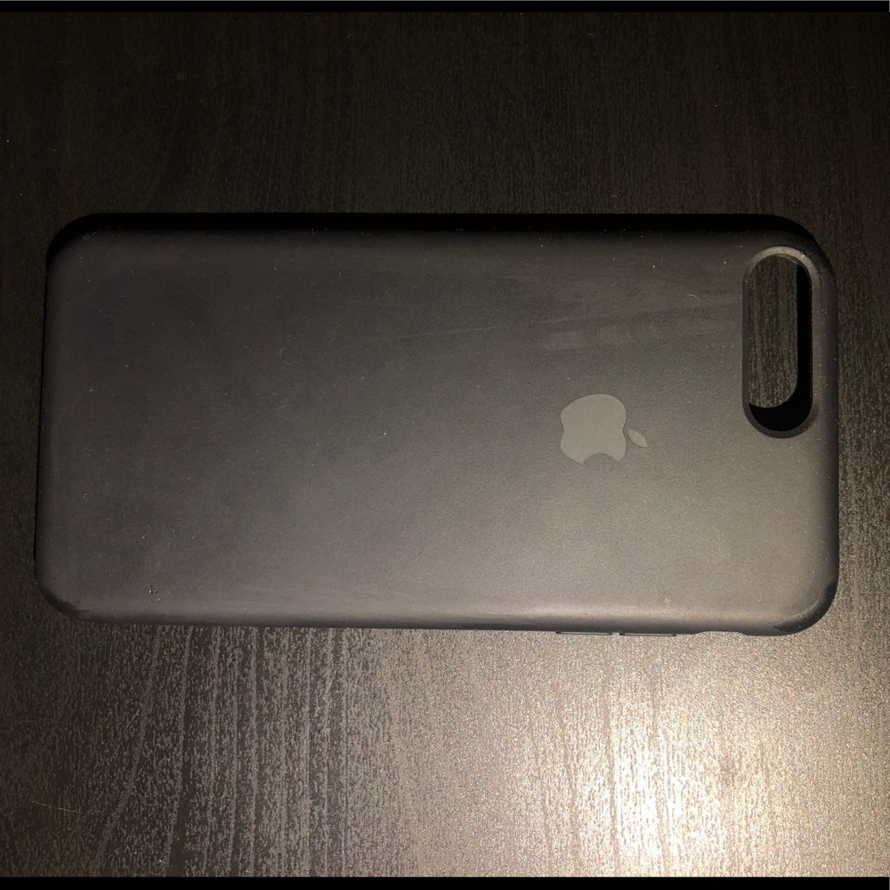 apple black silicone case